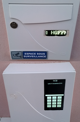 Porte nom boîte aux lettres