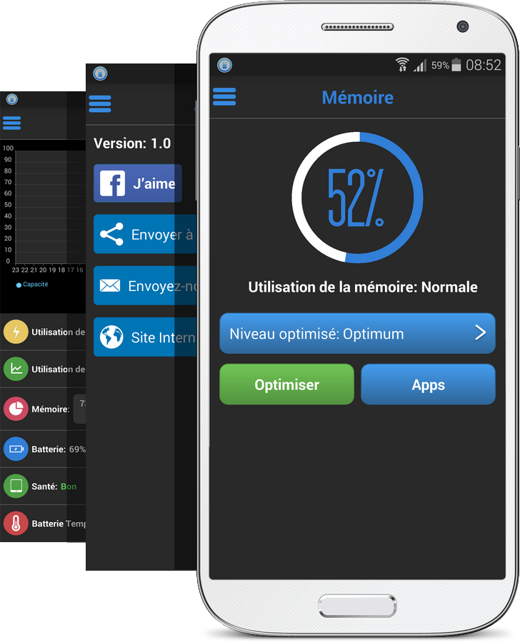Lifee optimise et libère la mémoire RAM de votre téléphone
